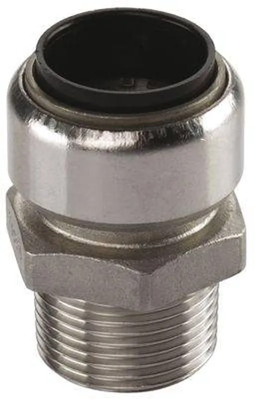 Super-Preis Edelstahl Steckfitting Tectite Übergangsverschraubung Außengewinde 28 mm - 1" DVGW
