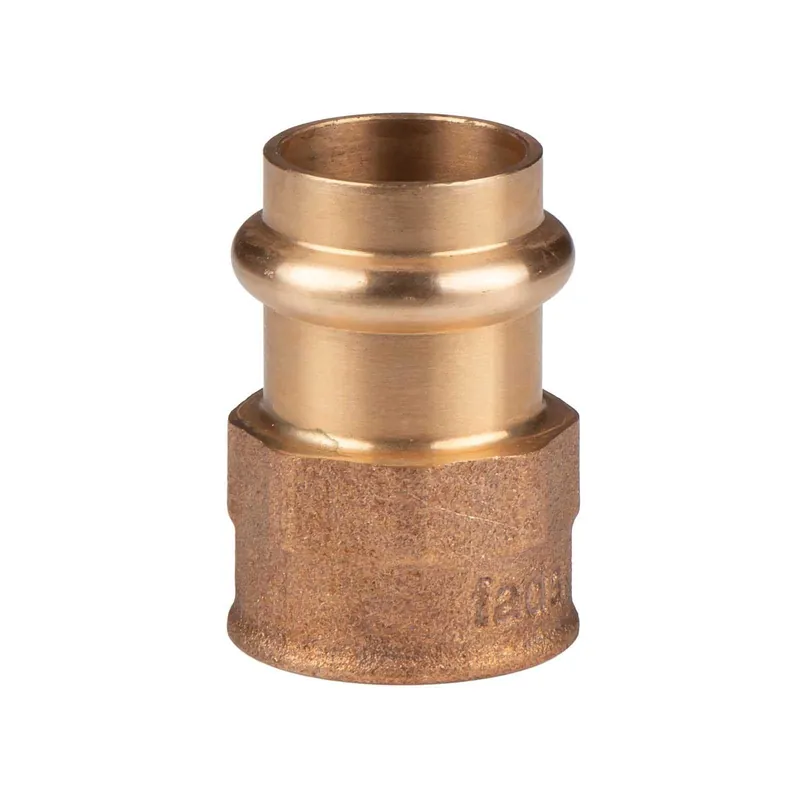 Kupfer Pressfitting Übergang aus Rotguss 22 mm - 3/4" IG V+M-Kontur DVGW Nur Heute