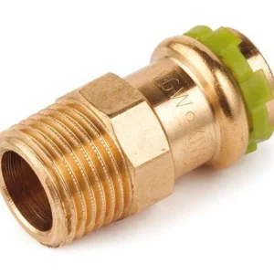 Nur Heute Kupfer Pressfitting Sudo-Press Übergangsverschraubung Außengewinde 28 mm - 1" Kontur V DVGW