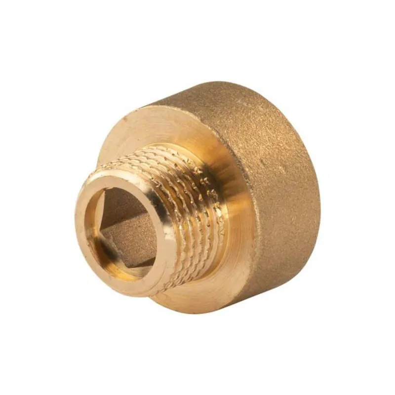 Messing Gewinde-Fitting Reduzierstück 3/4"IG (DN 20) - 1/2"AG (DN 15) - schwere Ausführung Saisonangebot