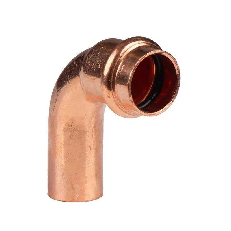 Super-Preis Kupfer Pressfitting Bogen 90° 18 mm Innen x Aussen V+M-Kontur DVGW