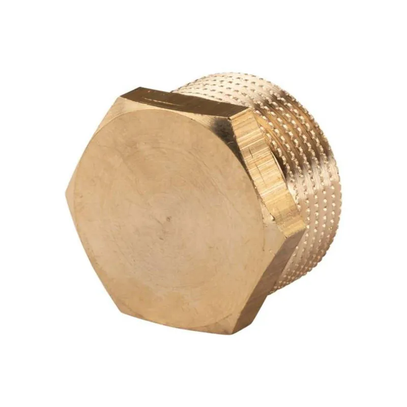 Must-Have Messing Gewinde-Fitting Stopfen 3/4"AG (DN 20) - schwere Ausführung