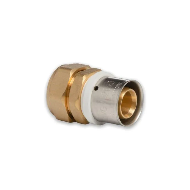 Nur Heute Selfio-Press Aluverbund Pressfitting Übergang Kupferrohr 26 x 3 - 22 mm (zum Schrauben) TH + U Kontur DVGW