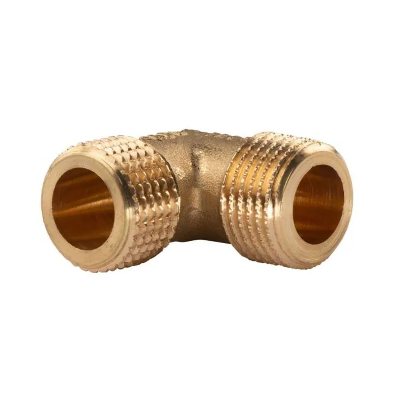 Bestseller Messing Gewinde-Fitting 90° Winkel 1/2"AG - 1/2"AG (DN 15) - schwere Ausführung