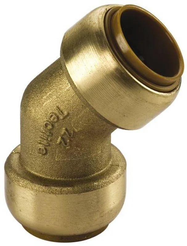 Kupfer Steckfitting Tectite Winkel 45° 22 mm innen/innen lösbar DVGW Bestpreis