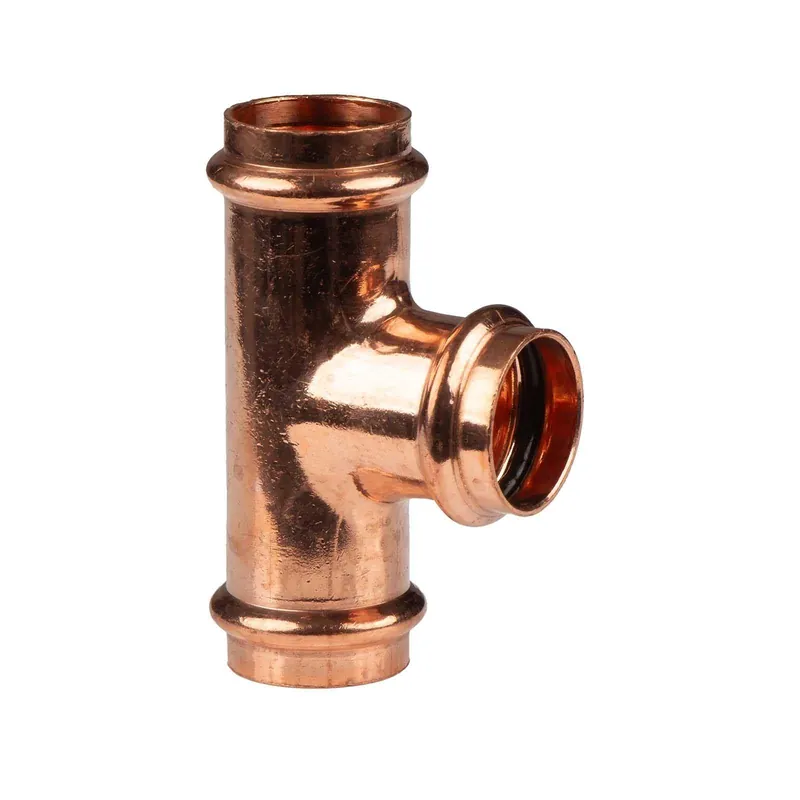 Schnäppchen Kupfer Pressfitting T-Stück 28 mm V+M-Kontur DVGW
