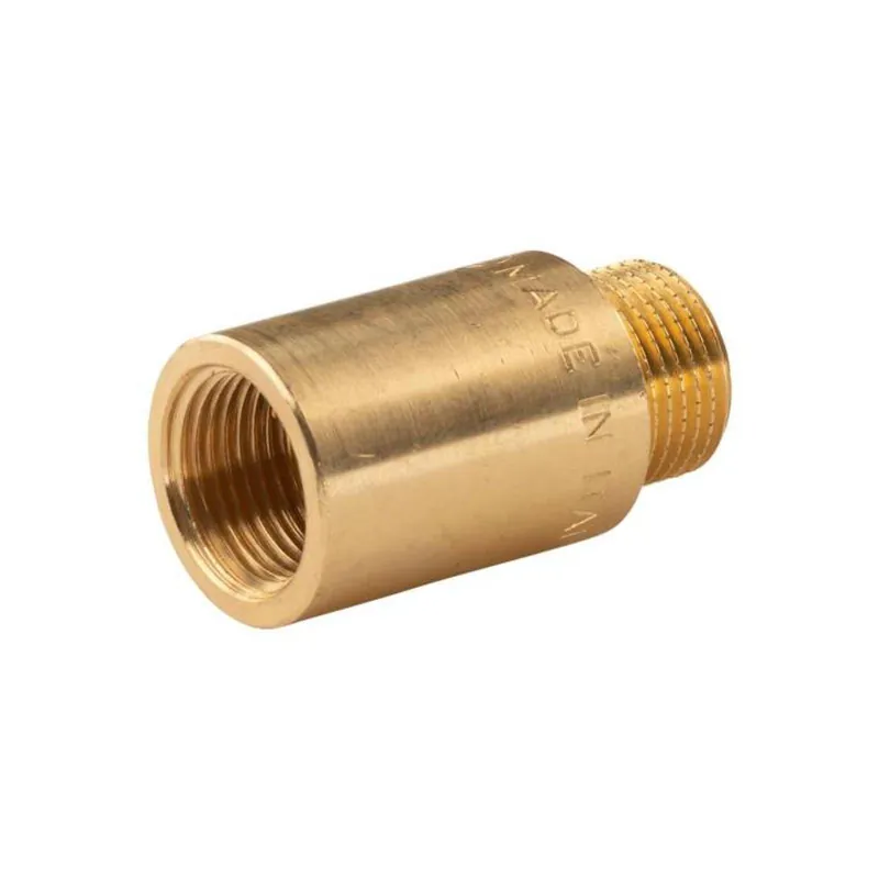 Saisonangebot Messing Gewinde-Fitting Hahnverlängerung IG/AG 3/8" (DN 10) Länge 30 mm - schwere Ausführung