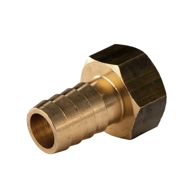 Messing Gewinde-Fitting Schlauchanschluss 1/2" IG (DN 15) Länge 13 mm - schwere Ausführung Online Kaufen