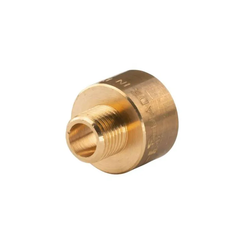 Messing Gewinde-Fitting Reduzierstück 1/2"IG (DN 15) - 1/4"AG (DN 8) - schwere Ausführung Meistverkauft