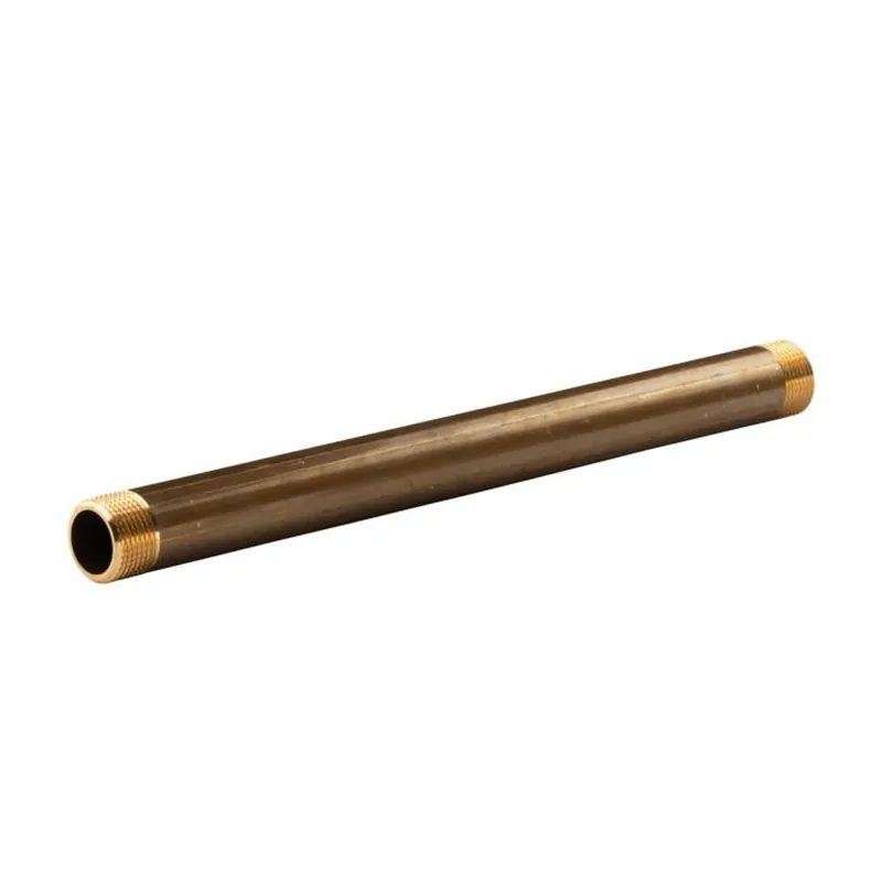 Geprüft Messing Gewinde-Fitting Distanz Doppelnippel 3/4"-3/4" L=300mm, schwere Ausführung