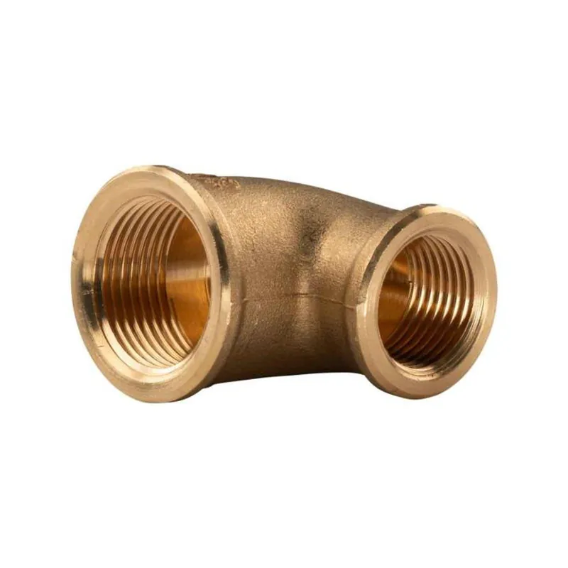 Messing Gewinde-Fitting 90° Winkel reduziert 1/2" IG (DN15) - 3/4" IG ( DN20) - schwere Ausführung Jetzt Kaufen