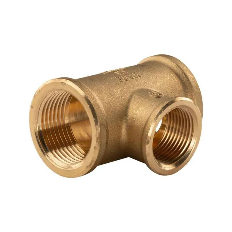 Messing Gewinde-Fitting T-Stück Mittelabgang reduziert 1"IG - 3/4"IG -1"IG - schwere Ausführung Meistverkauft