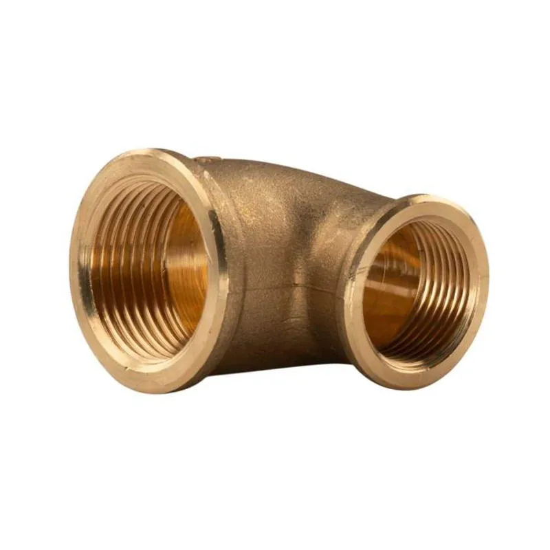 Messing Gewinde-Fitting 90° Winkel reduziert 3/4" IG (DN20) - 1" IG (DN25) - schwere Ausführung Garantierte Lieferung