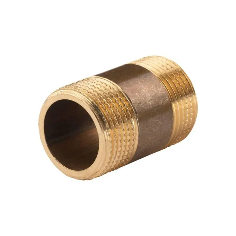 Messing Gewinde-Fitting Distanz Doppelnippel 1"-1" L= 50 mm, schwere Ausführung Must-Have