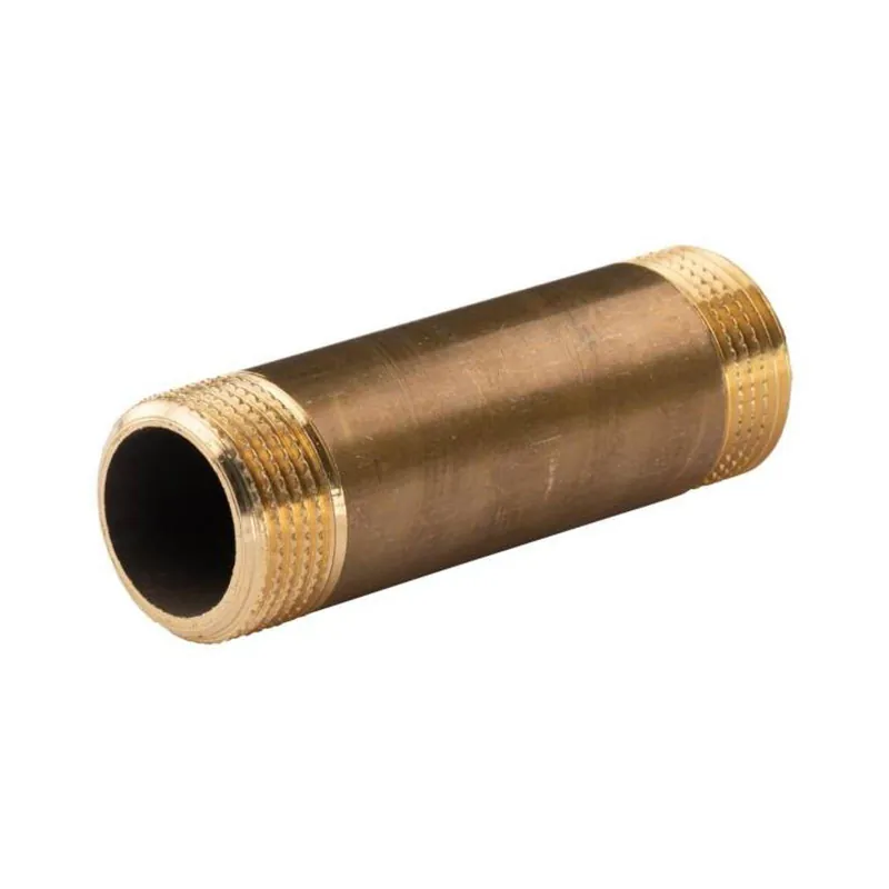 Messing Gewinde-Fitting Distanz Doppelnippel 1"-1" L= 100 mm, schwere Ausführung Direkt Vom Hersteller