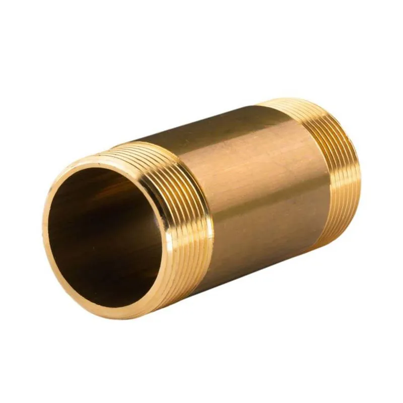 Begrenztes Angebot Messing Gewinde-Fitting Distanz Doppelnippel 1 1/4" - 1 1/4" L=100mm - schwere Ausführung
