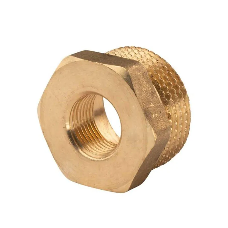 Messing Gewinde-Fitting Reduzierung 1"AG (DN 25) - 3/8"IG (DN 10) - schwere Ausführung Preis Gesenkt