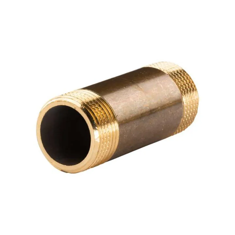 Beliebt Messing Gewinde-Fitting Distanz Doppelnippel 1"-1" L= 80 mm, schwere Ausführung