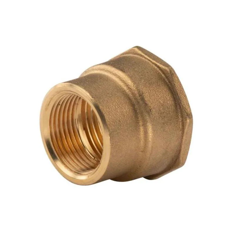 Must-Have Messing Gewinde-Fitting Reduziermuffe 1"IG (DN 25) - 3/4"IG (DN 20) - schwere Ausführung