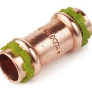 Saisonangebot Kupfer Pressfitting Sudo-Press Kupplung 15 mm Kontur V DVGW