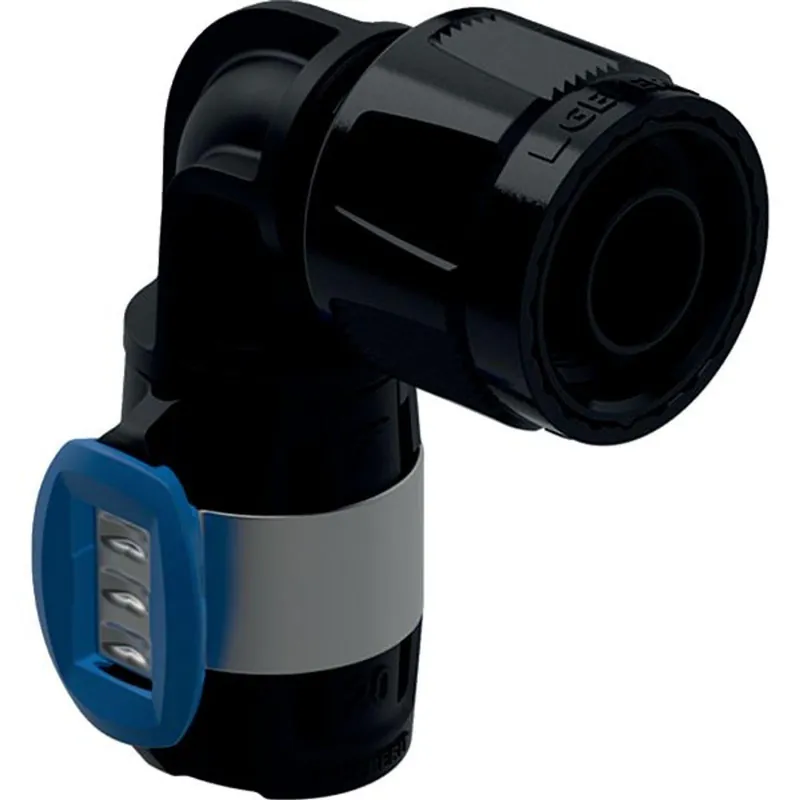 Top-Preis Geberit FlowFit Übergangswinkel 90 Grad mit MasterFix PPSU 20mm-MF20