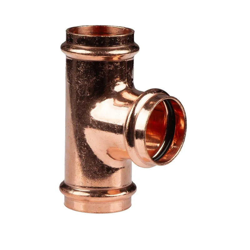 Sonderaktion Kupfer Pressfitting T-Stück 35 mm V+M-Kontur DVGW