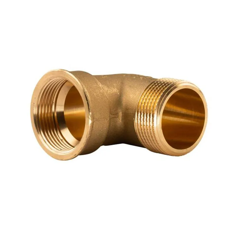 Messing Gewinde-Fitting 90° Winkel 1 1/4"IG - 1 1/4"AG (DN 32) - schwere Ausführung Top-Angebot