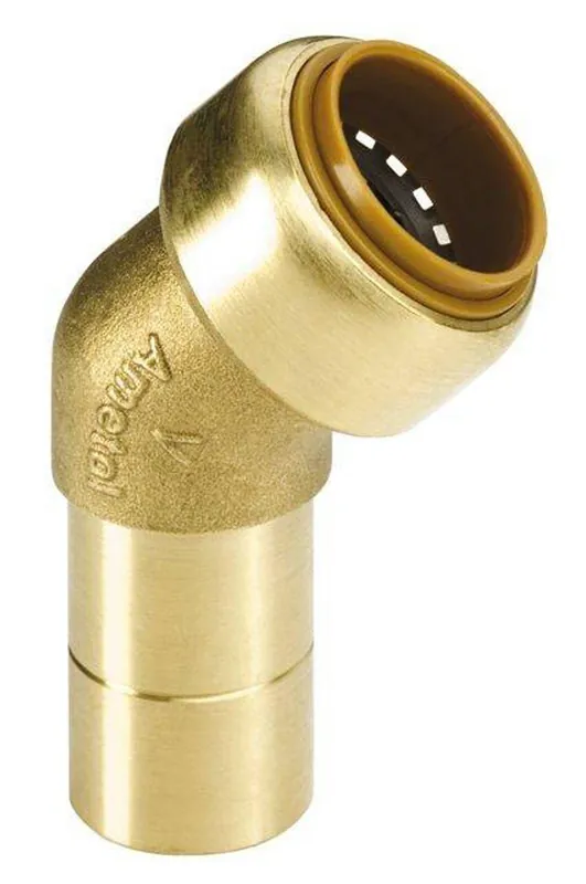 Kupfer Steckfitting Tectite Winkel 45° 28 mm innen/außen lösbar DVGW Super-Preis