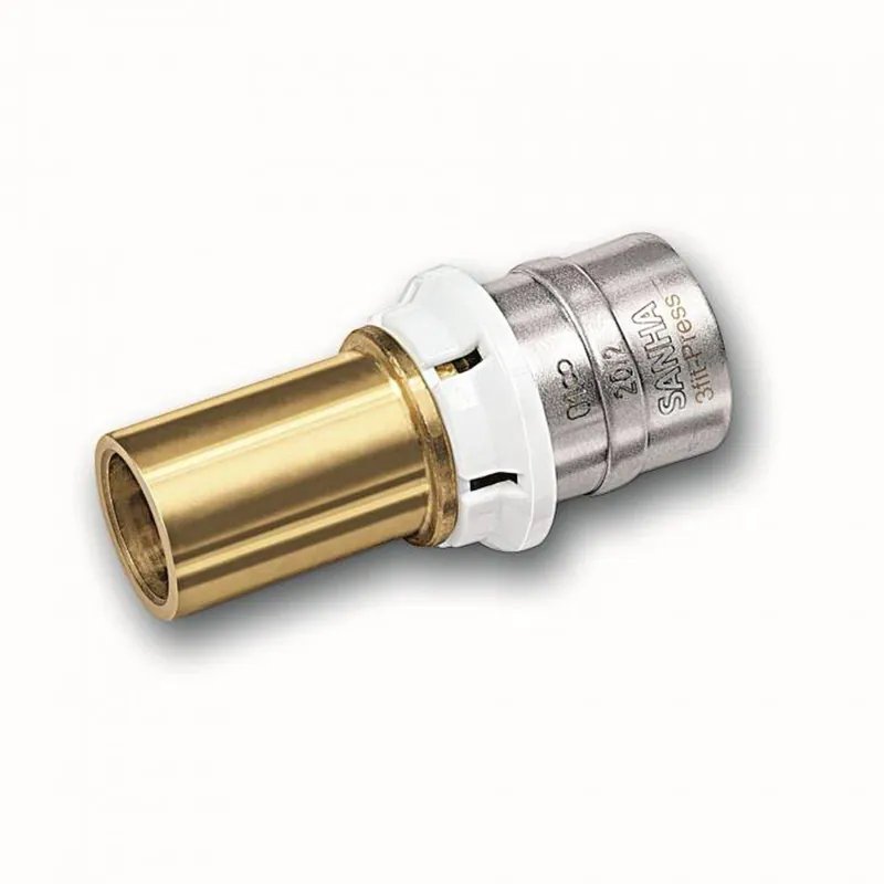 Aluverbund Pressfitting SANHA bleifrei Übergang Kupferrohr 16 x 2 - 12 mm Multikontur DVGW Garantierte Lieferung