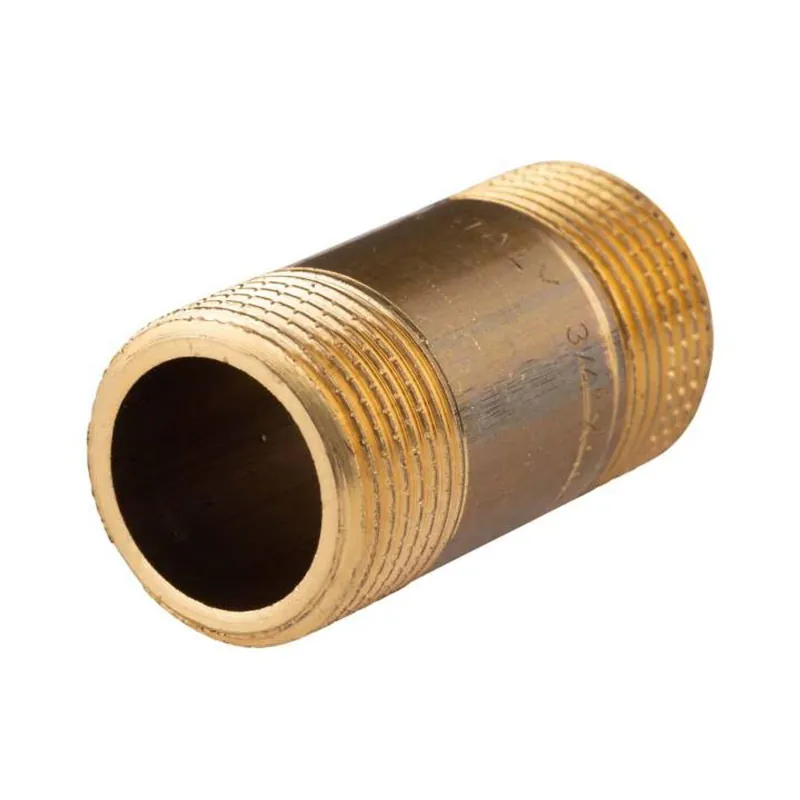 Messing Gewinde-Fitting Distanz Doppelnippel 3/4"-3/4" L= 50 mm, schwere Ausführung Direktkauf