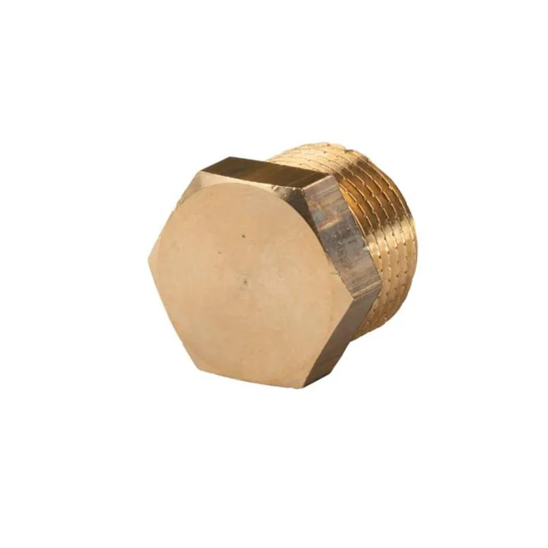 Messing Gewinde-Fitting Stopfen 3/8"AG (DN 10) - schwere Ausführung Expressversand