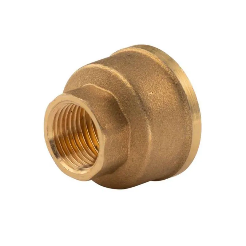 Online Kaufen Messing Gewinde-Fitting Reduziermuffe 1"IG (DN 25) - 1/2"IG (DN 15) - schwere Ausführung