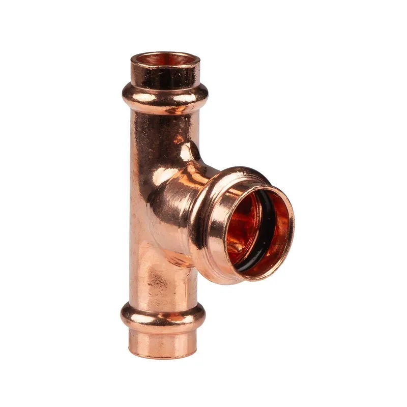 Bestseller Kupfer Pressfitting T-Stück Mittelgang erweitert 15 x 22 x 15 mm V+M-Kontur DVGW