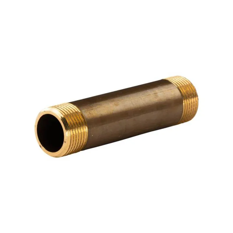 Kracherpreis Messing Gewinde-Fitting Distanz Doppelnippel 3/4"-3/4" L= 100 mm, schwere Ausführung