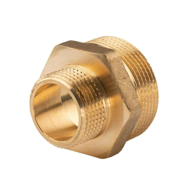 Top-Angebot Messing Gewinde-Fitting Reduziernippel 1"AG (DN 25) - 1 1/2"AG (DN 40) - schwere Ausführung