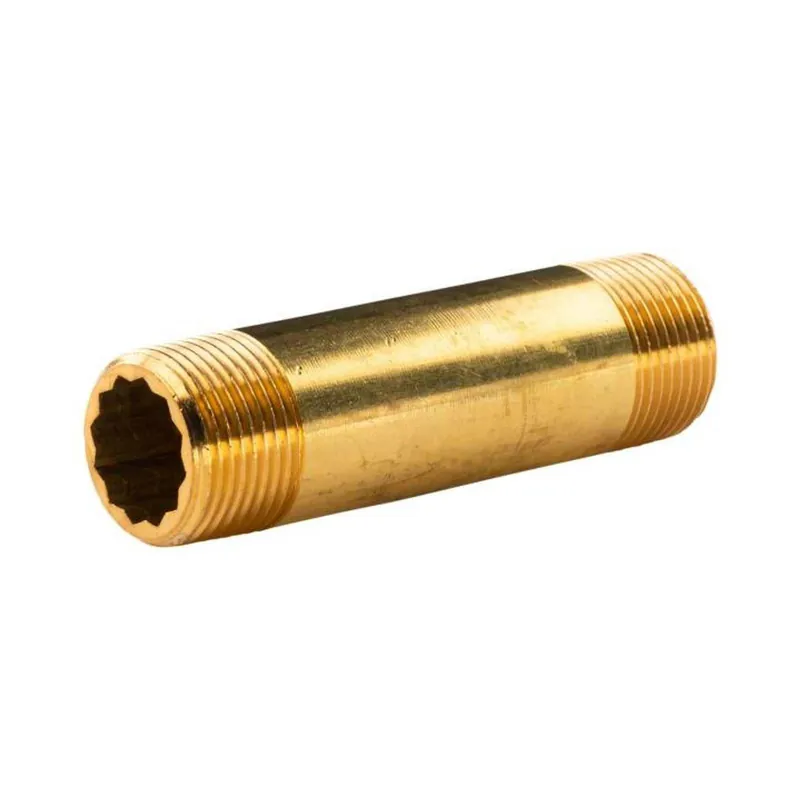 Begrenztes Angebot Messing Gewinde-Fitting Distanz Doppelnippel 3/4"-3/4" L= 90 mm, schwere Ausführung