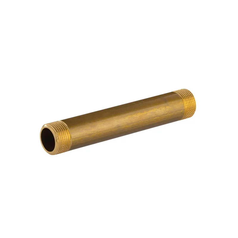 Messing Gewinde-Fitting Distanz Doppelnippel 3/4"-3/4" L= 150 mm, schwere Ausführung Preisreduziert