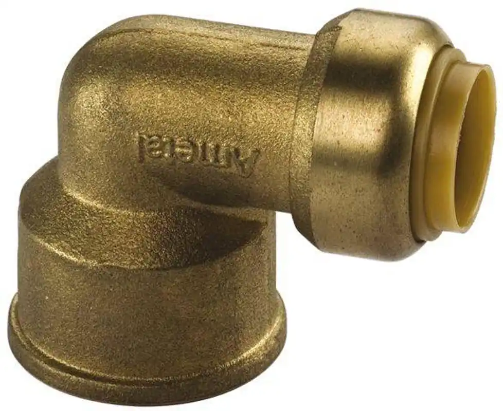 Kupfer Steckfitting Tectite Übergangswinkel Innengewinde 90° 12 mm - 1/2" DVGW Neuheit