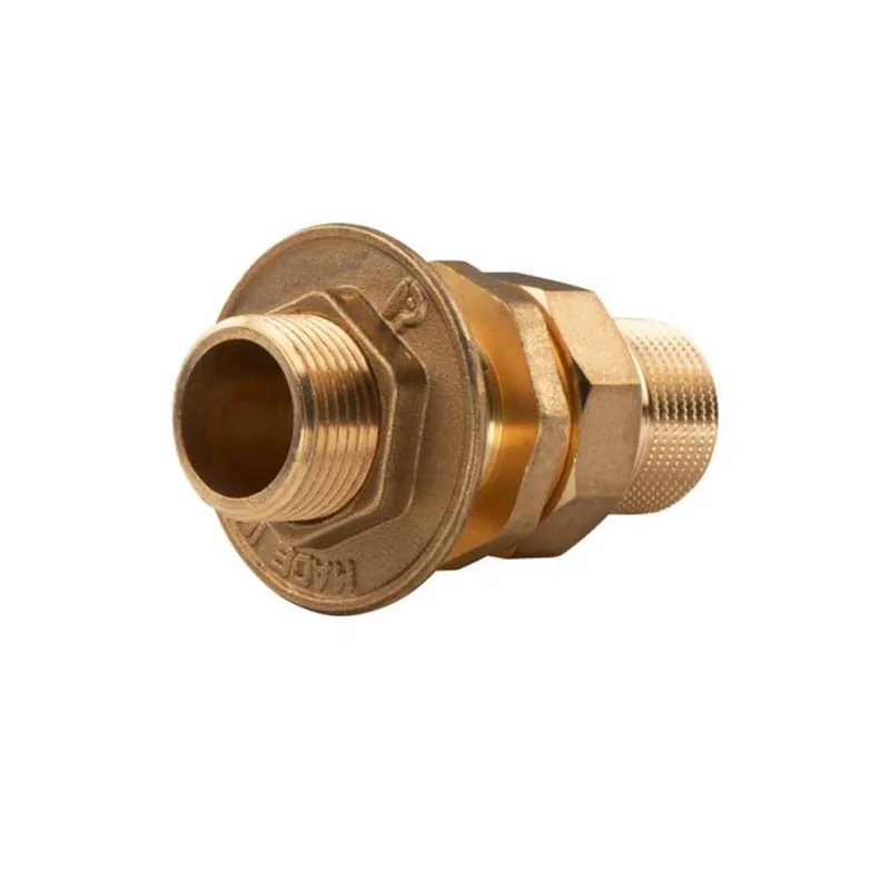 Messing Gewinde-Fitting Verschraubung gerade Anschluss für Tank 3 teilig 3/4"AG - 3/4"AG (DN 20) - schwere Ausführung Geprüft