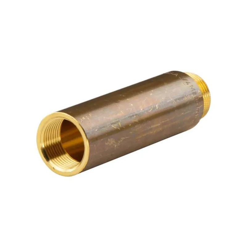 Versand Am Gleichen Tag Messing Gewinde-Fitting Hahnverlängerung IG/AG 3/4" (DN 20) Länge 100 mm - schwere Ausführung