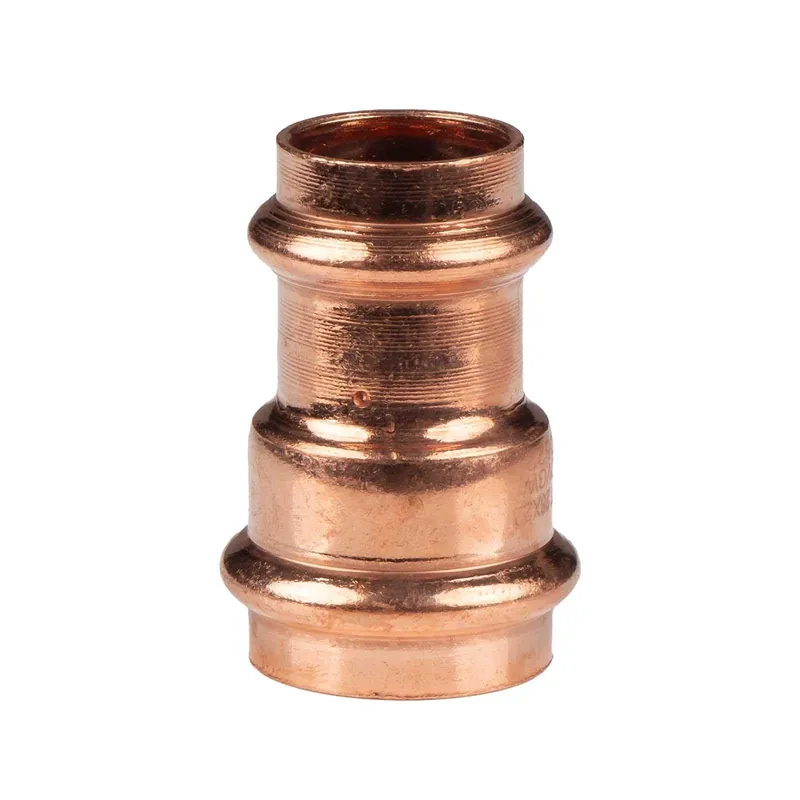 Kupfer Pressfitting Reduzierstück 28 x 22 mm V+M-Kontur DVGW Highlight