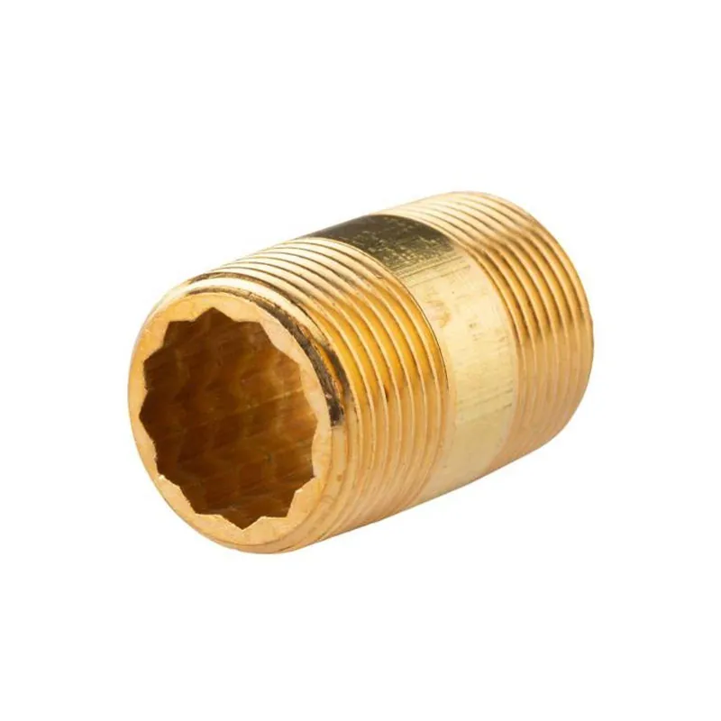 Top-Angebot Messing Gewinde-Fitting Distanz Doppelnippel 3/4"-3/4" L= 40 mm, schwere Ausführung