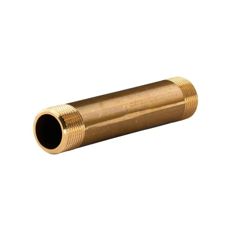 Messing Gewinde-Fitting Distanz Doppelnippel 3/4"-3/4" L= 120 mm, schwere Ausführung Geprüft