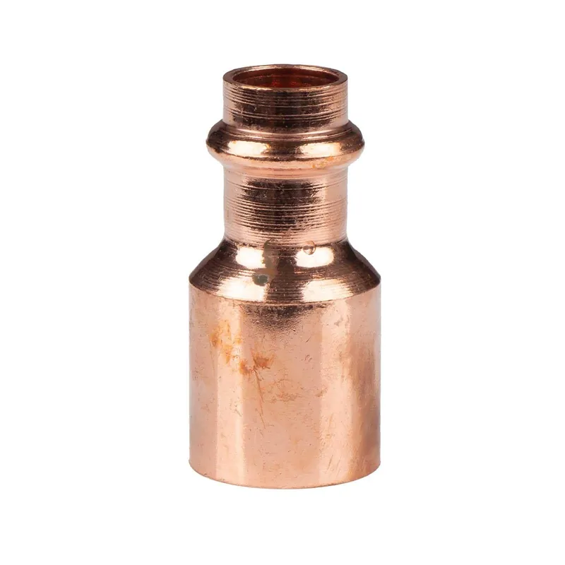 Kupfer Pressfitting Reduzierstück 28 x 15 mm V+M-Kontur DVGW Preis Gesenkt