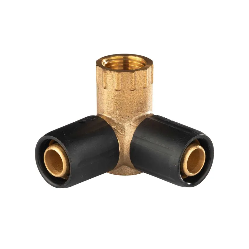 Selfio-Steck Aluverbund Steckfitting Wandwinkel V-Form 20 x 2 mm - 1/2" - 20 x 2 mm DVGW Ausverkauf