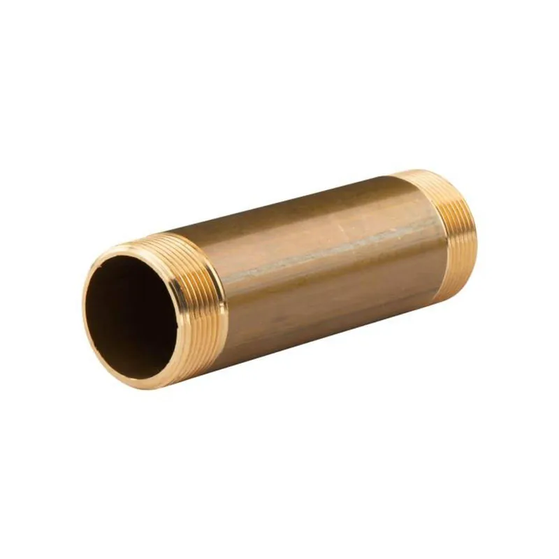 Messing Gewinde-Fitting Distanz Doppelnippel 1 1/4" - 1 1/4" L=150mm - schwere Ausführung Letzte Chance