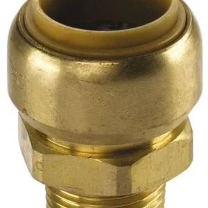 Preiswert Kupfer Steckfitting Tectite Übergang Außengewinde 22 mm - 3/4 Zoll DVGW 5 Stück