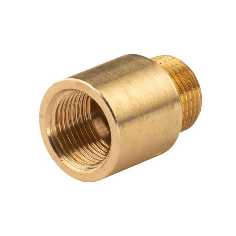 Sofort Bestellen Messing Gewinde-Fitting Hahnverlängerung IG/AG 3/8" (DN 10) Länge 20 mm - schwere Ausführung