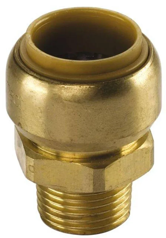 Kupfer Steckfitting Tectite Übergangsverschraubung Außengewinde 15 mm - 1/2 Zoll DVGW 10 Stück Bestpreis