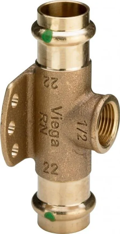 Direkt Vom Hersteller Pressfitting Viega Sanpress 2217.3 Wandscheiben-T-Stück 22mm x 1/2" x 22mm
